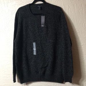 Blumarine wool sweater NEW gray black